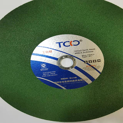 TCO T41 কাটিং ডিস্ক শার্পনিং হুইল 355mm 14 ইঞ্চি মেটাল সিন্থেটিক রজন